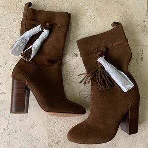 Brand new suede boots